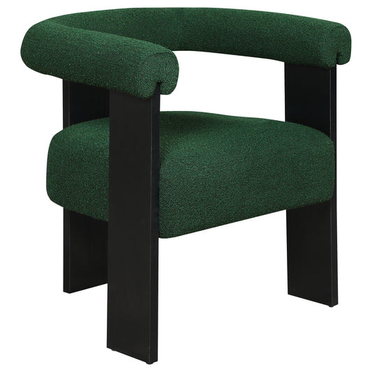 Ramona Boucle Upholstered Accent Side Chair Green